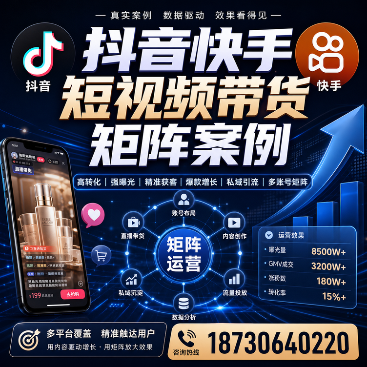 柳州短视频带货团队多平台矩阵自动分发案例